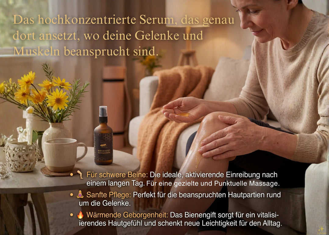 Bienengiftöl für Muskeln und Gelenke
