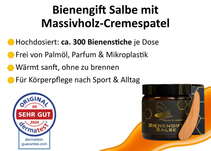 Bienengiftsalbe Eigenschaften