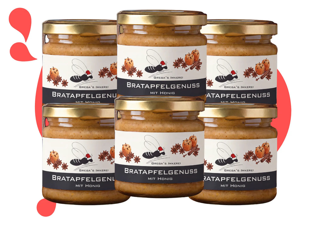 Bratapfelgenuss mit Honig 250g