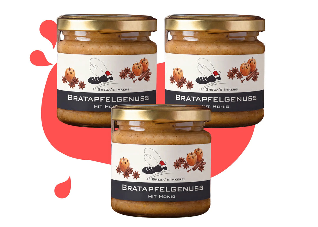 Bratapfelgenuss mit Honig 250g