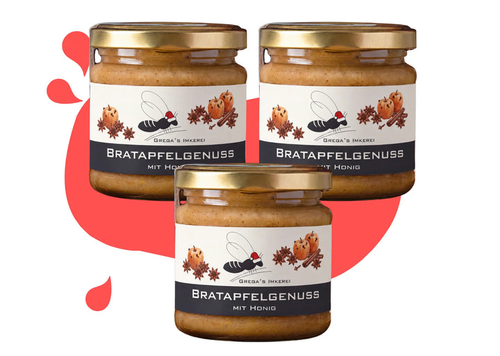 Bratapfelgenuss mit Honig 250g