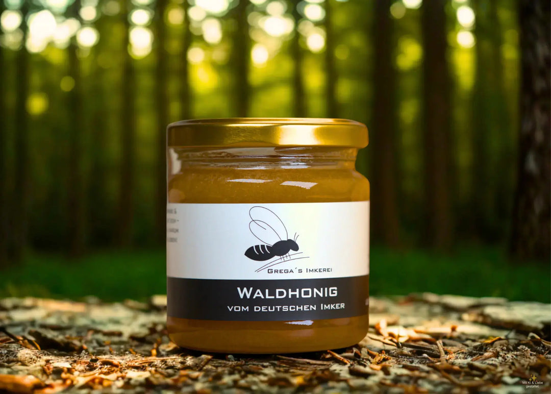 Deutscher Waldhonig Honigtauhonig aus Deutschland im 250g Glas