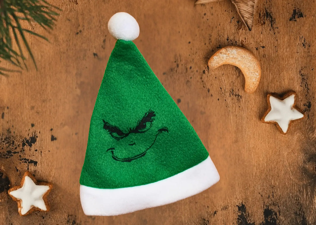 Grüne Weihnachtsmütze 