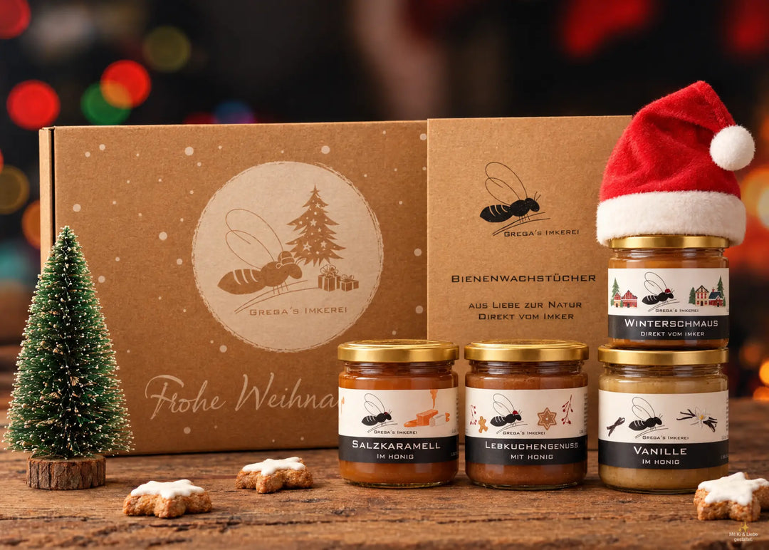 Geschenk mit Honig