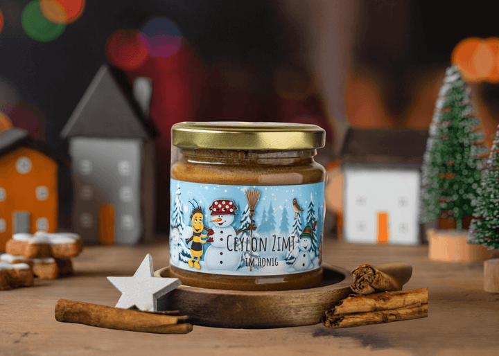 Kinder Honig Weihnachtshonig für Kinder Zimt im Honig 