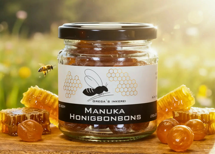 Manuka 400 MGO + Honigbonbons im Glas 120 g