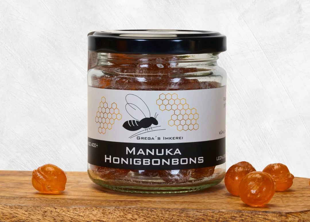 Manuka honigbonbons im Glas 120 g