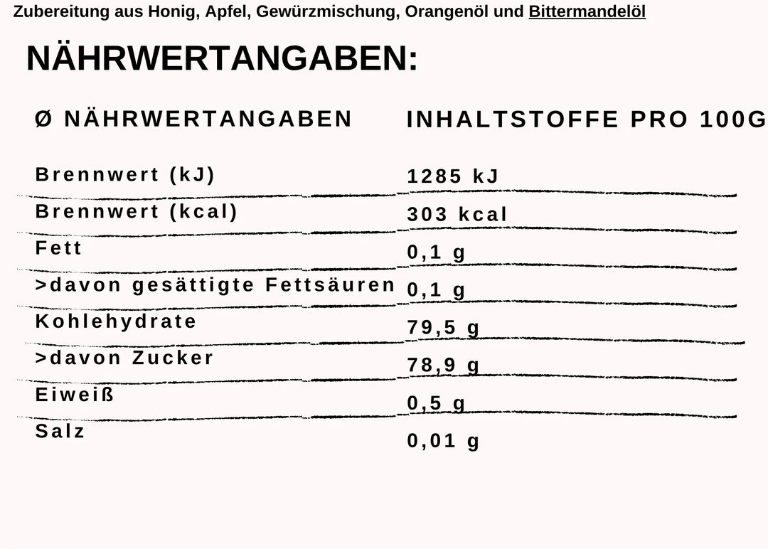 Bratapfelgenuss mit Honig 250g