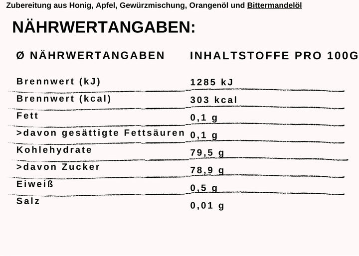Bratapfelgenuss mit Honig 250g