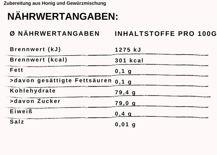 Spekulatiusgenuss mit Honig 250g