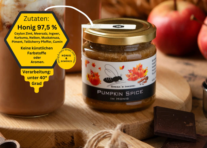 Pumpkin Spice im Honig leckeres Honig Spezial