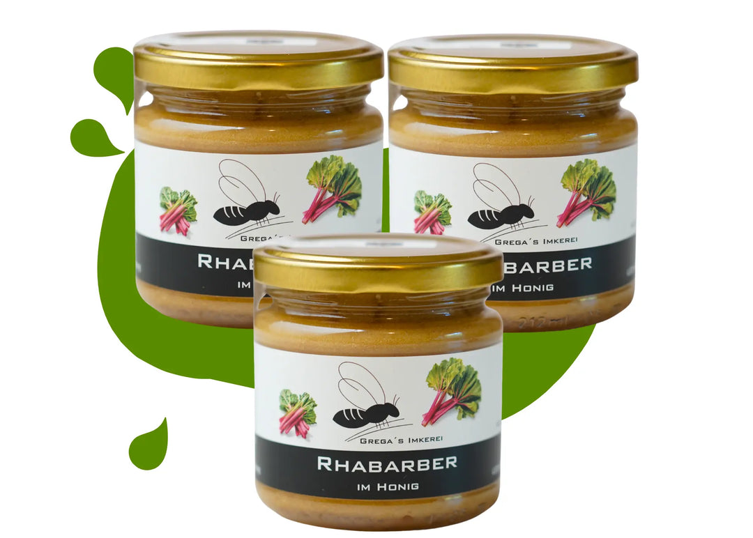 Rhabarber im Honig 250g