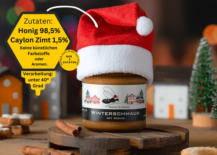 Weihnachtshonige mit Zimt