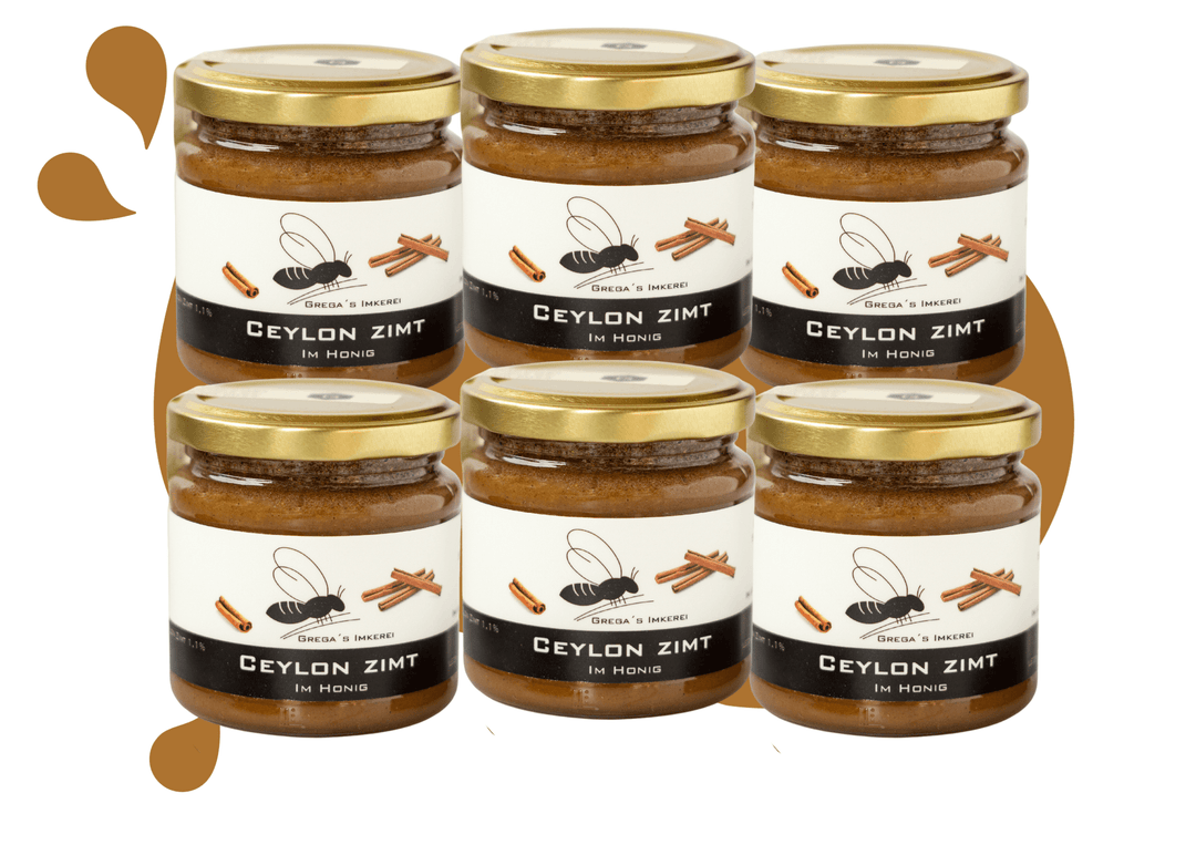 Ceylon Zimtim Honig 6er Vorteilsset