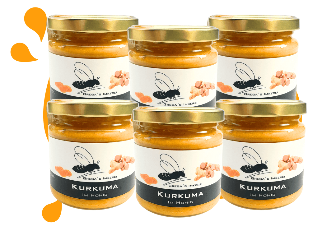 Kurkuma im Honig 6er Vorteilsset