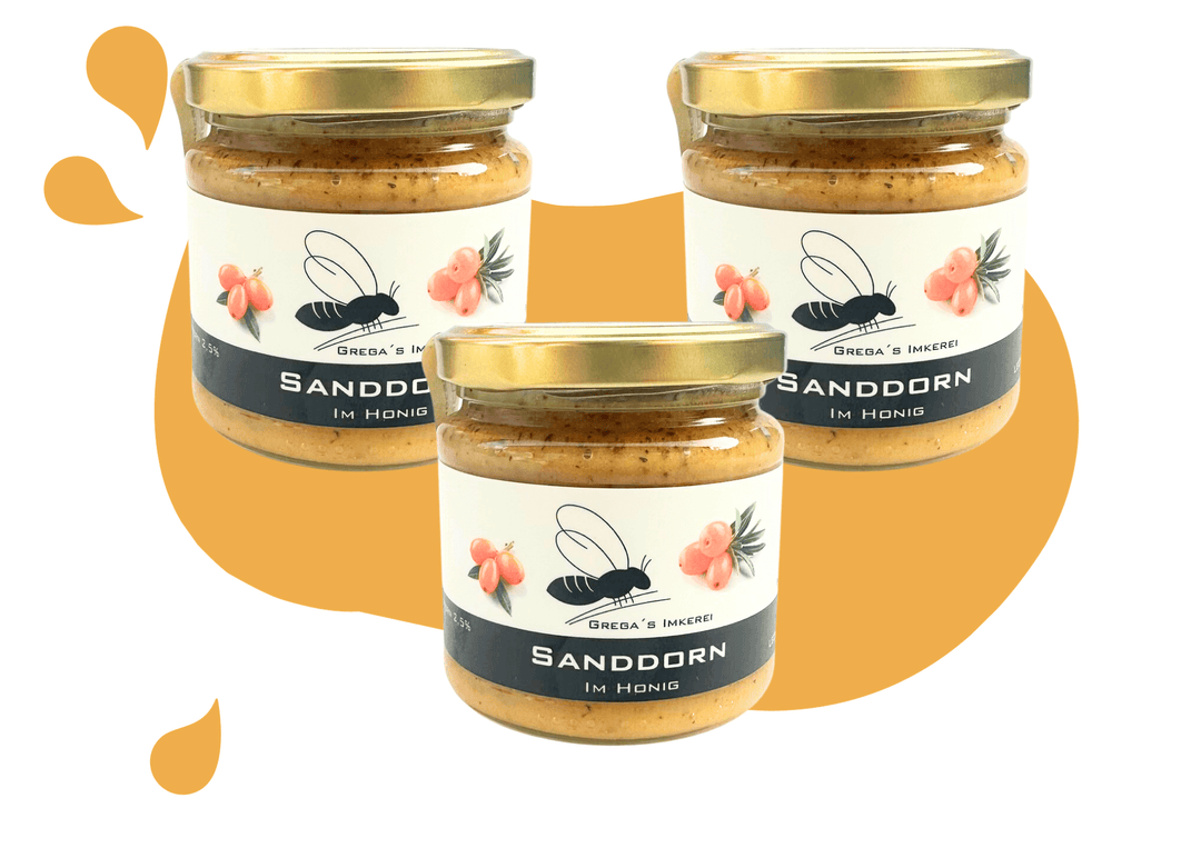 Sanddorn im Honig 3er Vorteilspaket