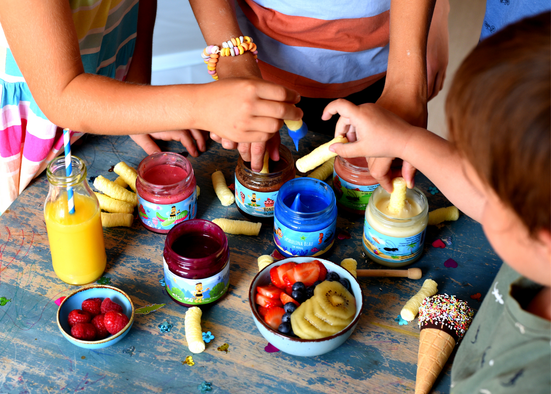Honig frühstück für Kinder